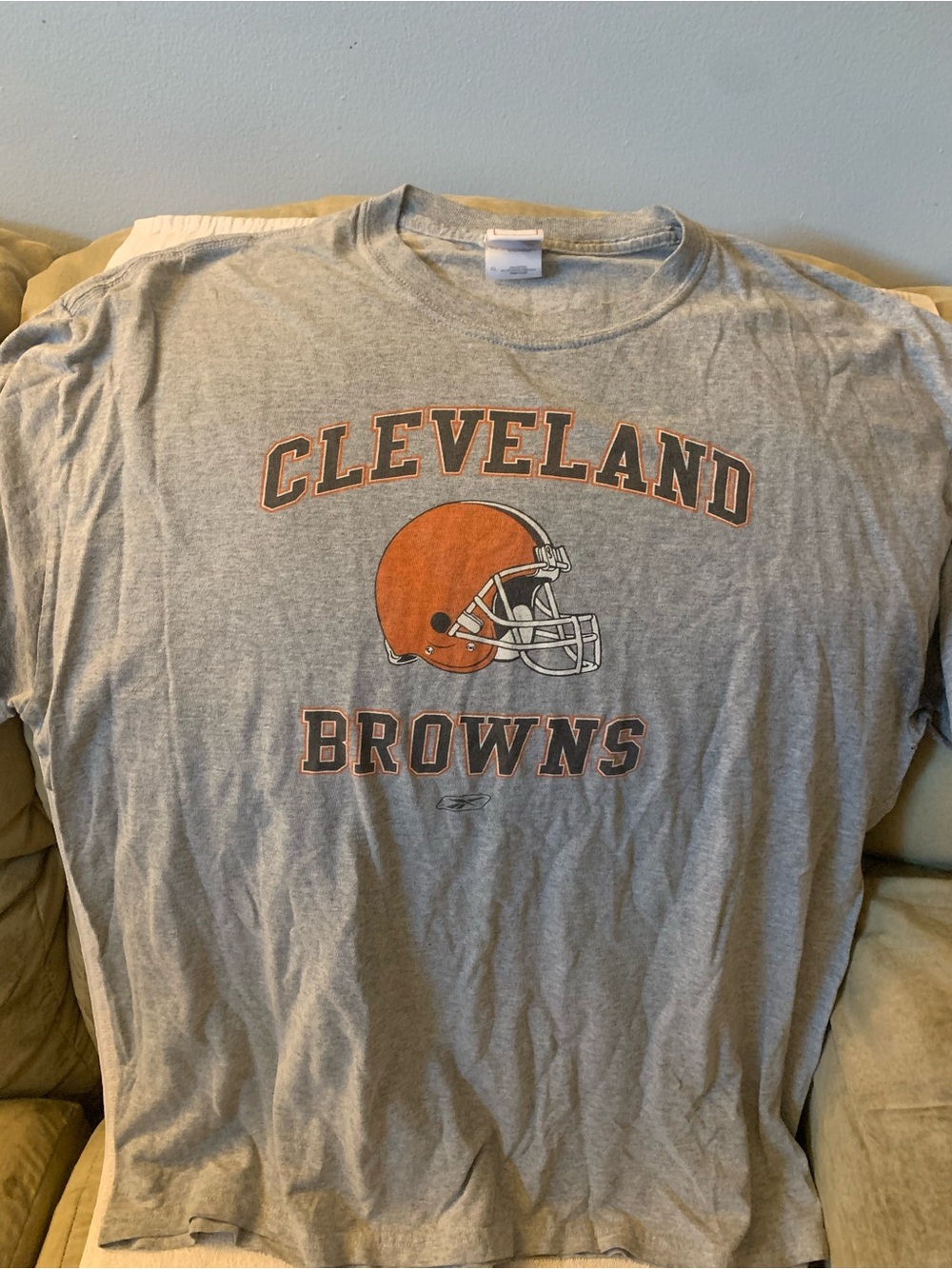 Cleveland Browns Gray Long Sleeve  NFLGraphic Tee